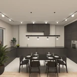 Трековый светильник LED с ПДУ 220V Denkirs Smart Mon DK8050-BK (шар)