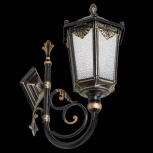 Настенный фонарь уличный Кузнечное дело Ретро 34-001-ЧЗ (220V, ковка, под старину, IP54)