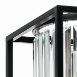 Потолочная люстра на штанге Osgona Regolo 713037 (220V, хрусталь, куб)