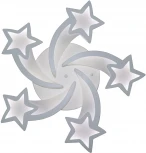 Потолочная люстра с таймером Natali Kovaltseva Smart Home LED LAMPS 81213 (220V, голосовое управление, пульт управления, управление смартфоном, умный дом - Алиса, Tuya Smart, Сири, Smart Life, звезды)