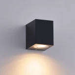 Архитектурная подсветка Escada 30007 30007W/01 GU10*5W IP54 Black (220V, куб)