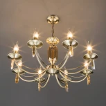 Подвесная люстра Eurosvet Volare 60087/8 античная бронза