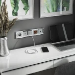 Розетка USB тип A+С (серебряный) W1171806 (a054347)