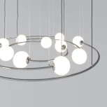 Умная подвесная люстра Bogate's Brook 360/12 хром (220V, на тросе, шарики)