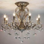 Потолочная люстра Eurosvet 12505 12505/8 античная бронза