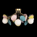 Потолочная люстра Loft It Matisse 10008/8C Mult (для детской, 220V, шарики, для девочки)