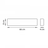 Настенный светильник линейный светодиодный FUIME Lightstar Fiume 810626 (220V)