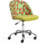 Кресло MELODY ткань/флок, олива, Botanica 03 pepper/23 Tetchair 19027