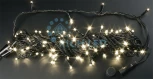 Гирлянда светодиодная белая постоянного свечения 24B, 100 LED, провод черный, IP54 RL-S10C-24V-B/WW Rich LED