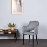 Стул R-Home Ledger Сканди Грей Чёрн