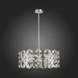 Потолочная люстра на штанге ST Luce Casto SL1104.103.05 (220V, хрусталь, цветы, круглые)