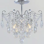 Потолочная люстра хрустальная на штанге Reluce 04065-0.3-04 CR (220V)