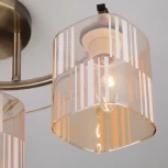 Потолочная люстра Eurosvet Susan 30124/3 античная бронза