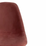 Стул CINDY SOFT (mod. C1021F1) коралловый (HLR 44)/натуральный (вельвет/дерево)