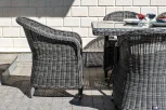 "Равенна" плетеное кресло из искусственного ротанга, цвет графит 4SIS арт.УТ-00001084