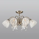 Потолочная люстра на штанге Eurosvet Floranse 30155/8 античная бронза (220V)