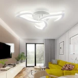 Потолочная люстра Natali Kovaltseva Simply LED LAMPS 81401 с пультом ДУ 60W, белый, LED (регулировка яркости, 220V)