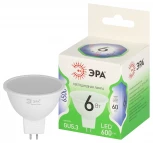 Лампочка светодиодная GU5.3 6W ЭРА LED MR16-6W-865-GU5.3 GL