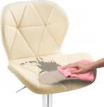 Барный стул Woodville Trio beige / chrome