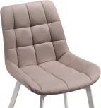 Стул Notta на металлокаркасе Челси белый / латте 489742