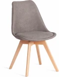 Стул TULIP SOFT (mod. 053V) / 2 шт. в упаковке Tetchair (Дерево,Пластик,Ткань/Серый) арт.24519