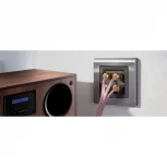 Рамка на 1 пост Metallic (глянцевый никель) Werkel W0011602 (a051000)