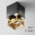 Накладной потолочный светильник Alfa LED 4000K 1x12Вт 24° Maytoni Technical C065CL-L12B4K (220V, куб)