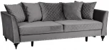Диван Garda Decor SORRENTO-230M-2K-СЕРЫЙ-Н-Йорк112 (Серый)