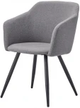 Стул DC-1727-2 серый PK598B-2/черный