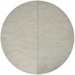 Стол Rudolf круглый раскладной 100-130x100x75см, Бетон слюда, чёрный Bradex Home RF 0302