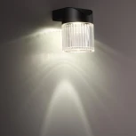 Настенный светильник уличный Novotech Estima 359291 STREET черный IP65 LED 7W 4000K 220V (круглые)