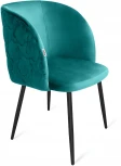 Стул SHT-ST33-1/S129 альпийский бирюзовый/черный муар Sheffilton 2334178501