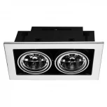 Встраиваемый точечный светильник Arte Lamp Cardani Medio A5930PL-2SI