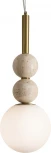 Подвесной светильник Freya Sunspot FR5482PL-01BS2 (220V, на тросе, шарики, бусы)