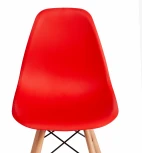 Обеденный стул Tetchair CINDY (Дерево бук,Металл,Пластик/Красный)