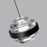 Подвесной светильник каскадный Odeon Light Klot 5031/6L черный/металл/акрил LED 6W 4000K 432лм (220V, на проводе)