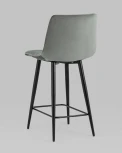 Стул полубарный Stool Group Джанго велюр серый высота сиденья 60 см УТ000035292
