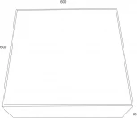 Потолочный светильник Zon 4000K 1x90Вт 120° LED Maytoni Technical C067CL-L96W4K