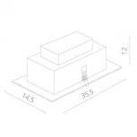 Встраиваемый точечный светильник Arte Lamp Cardani Medio A5930PL-3SI