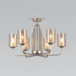 Потолочная люстра на штанге Defi 60138/6 перламутровое золото Eurosvet