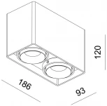 Накладной точечный светильник Deko-Light Mona 348004 (220V)