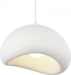 Подвесной светильник ST Luce Wabi Sabi SL1522.523.01 белый/белый E27 1*60W (220V, на проводе, круглые)