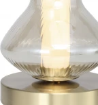 Настольная лампа ST Luce Spine SL6136.204.01 золото/коньячный LED 1*6W 3000K (220V)