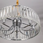 Подвесная люстра Eletto EL321P08 (220V, хрусталь, подвески, на цепи, круглые)