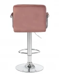 Стул барный KRUGER ARM (пудрово-розовый велюр (MJ9-32))
