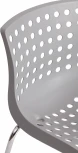 Обеденный стул Tetchair SKALBERG (Металл,Пластик/Cерый) 19259