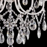 Подвесная люстра Reluce 04211-0.4-05 WH (220V, подвески, на цепи, подсвечник, свеча)