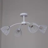 Потолочная люстра на штанге Reluce 01562-3.3-04B WH