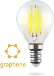 Лампочка светодиодная шар прозрачная E14 6,5W 220V 820 lm 4000K Voltega Globe E14 9W Graphene 7137
