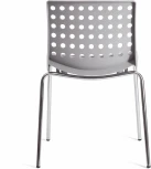 Обеденный стул Tetchair SKALBERG (Металл,Пластик/Cерый) 19259